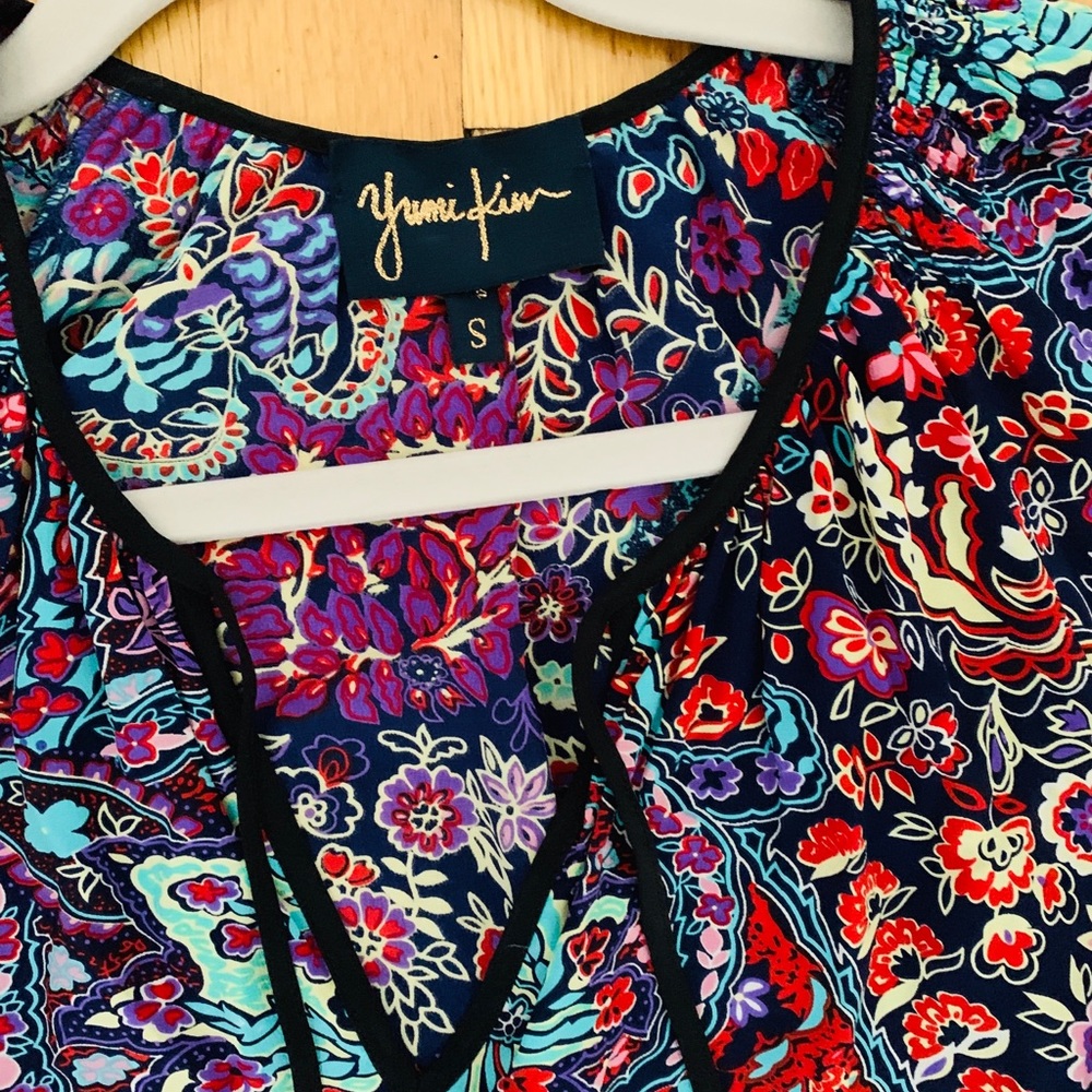Yumi Kim Silk Blouse, Size Small
